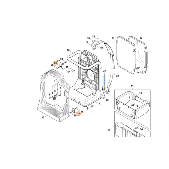 STIHL  Amortyzator pierścieniowy 4203 790 9900